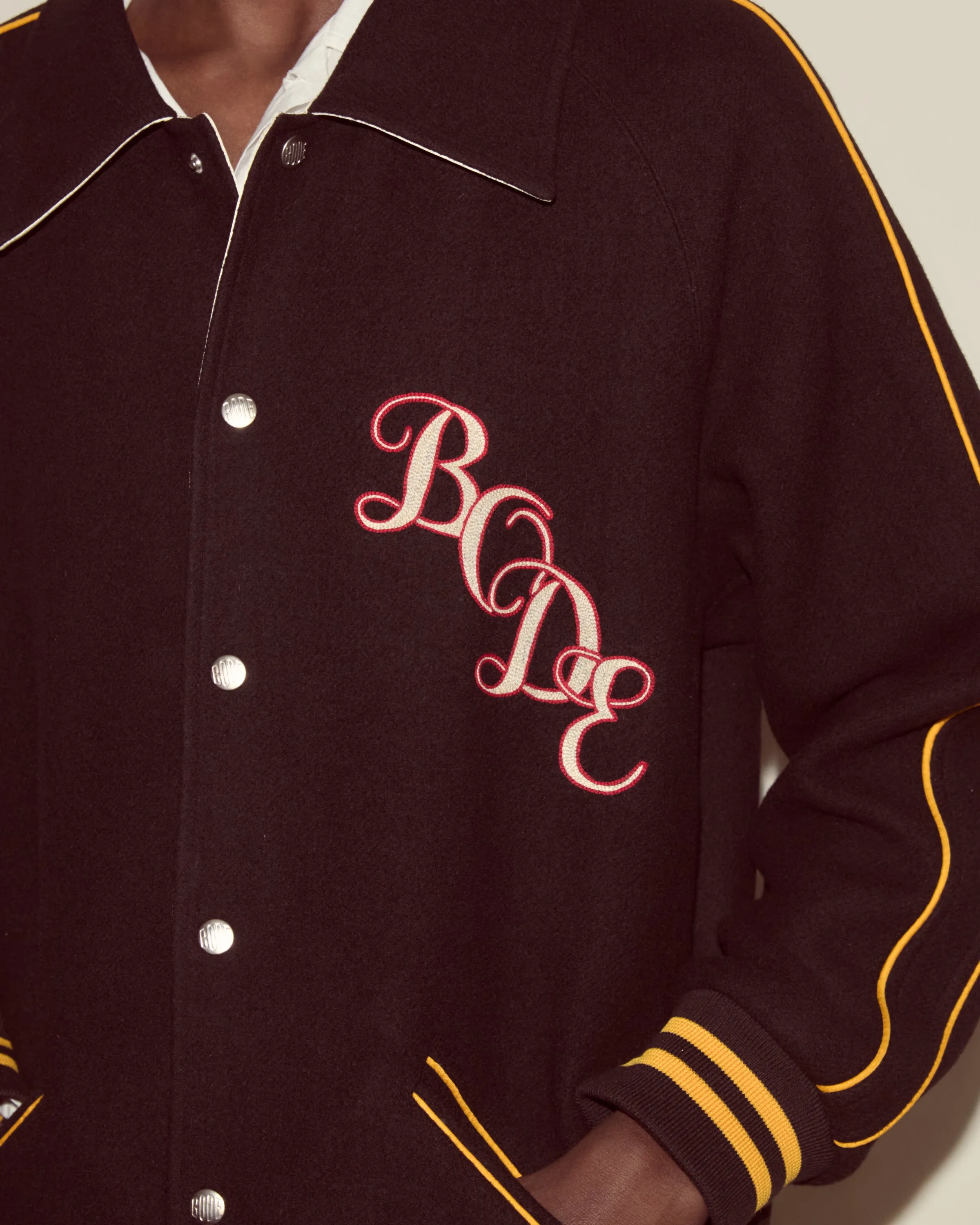 Monogram Snap Reversible Jacket sold by BODE product image thumbnail 2