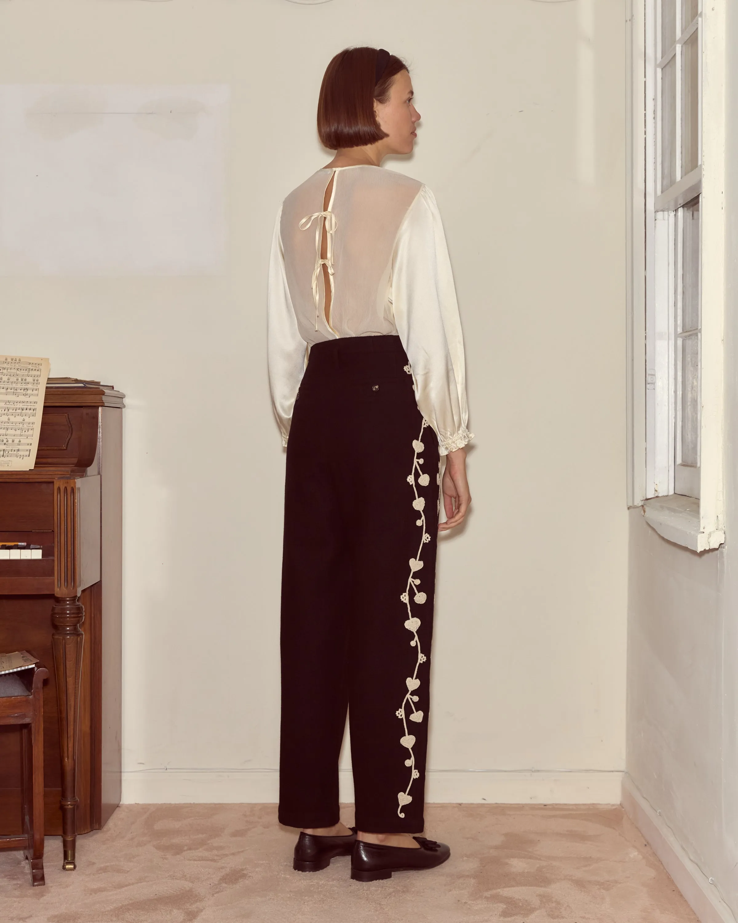 Snowdrop Appliqué Murray Trousers sold by BODE product image thumbnail 3