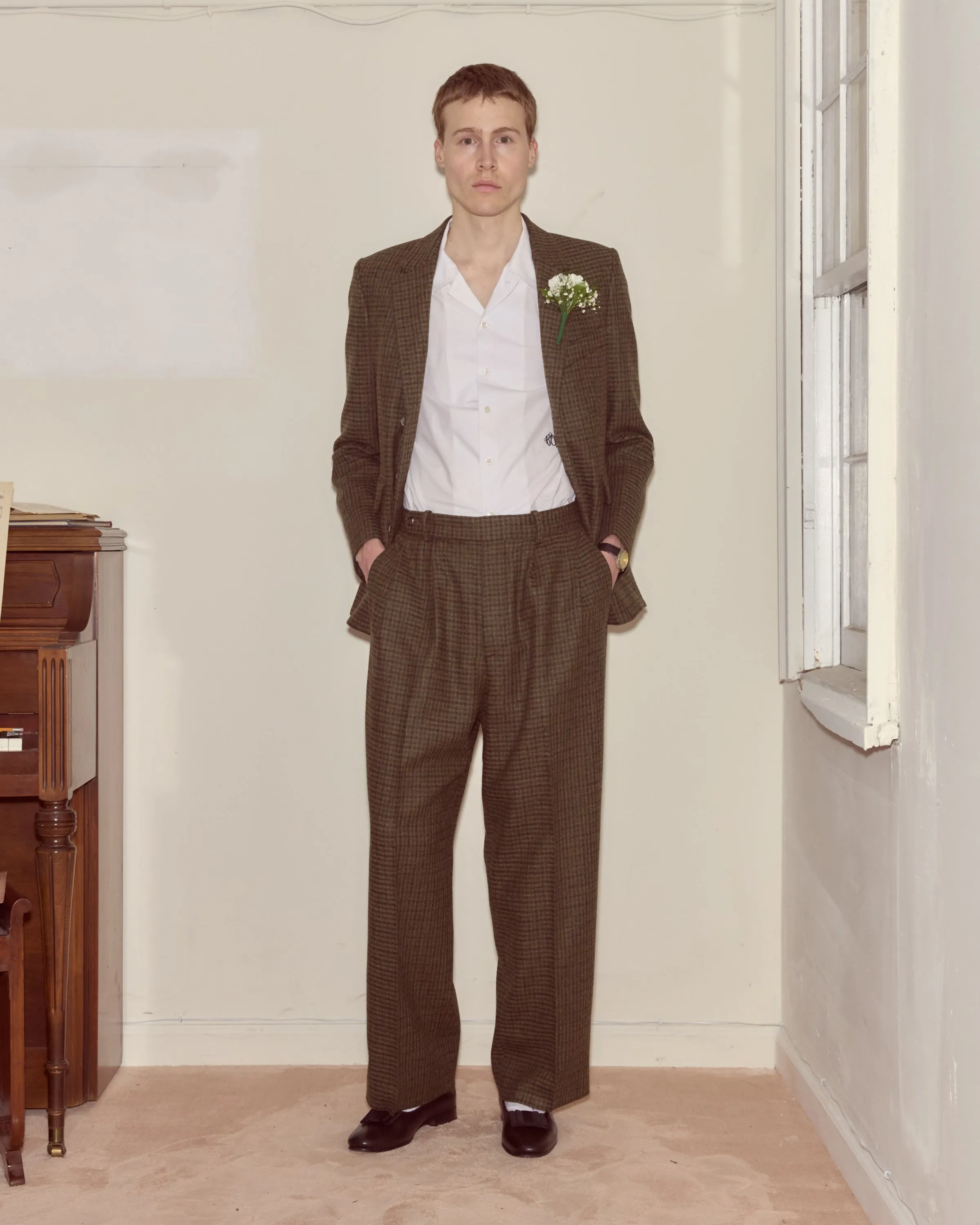 Morris Houndstooth Trousers sold by BODE