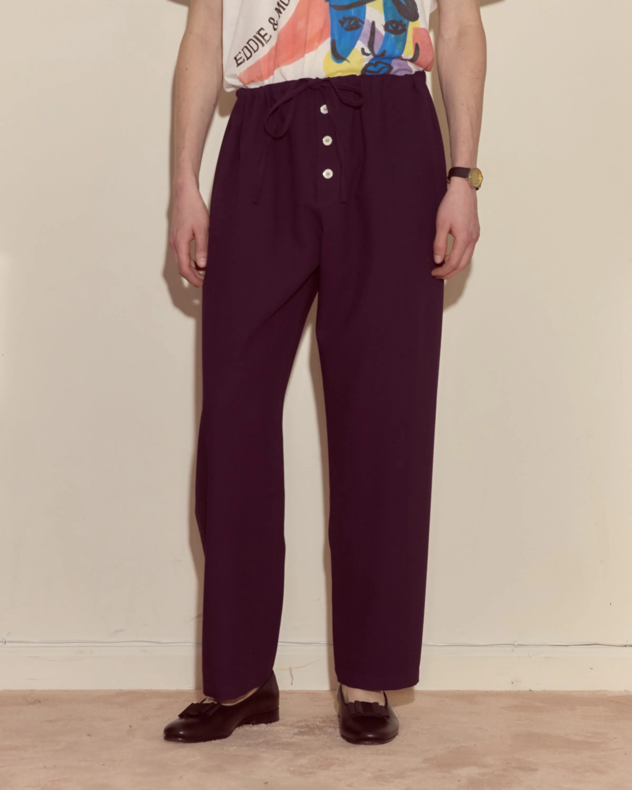 Astor Pajama Pants - Purple sold by BODE product image thumbnail 2