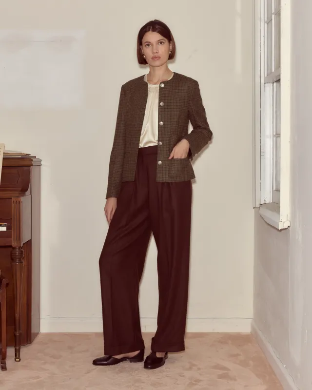 Morris Houndstooth Rice Jacket sold by BODE