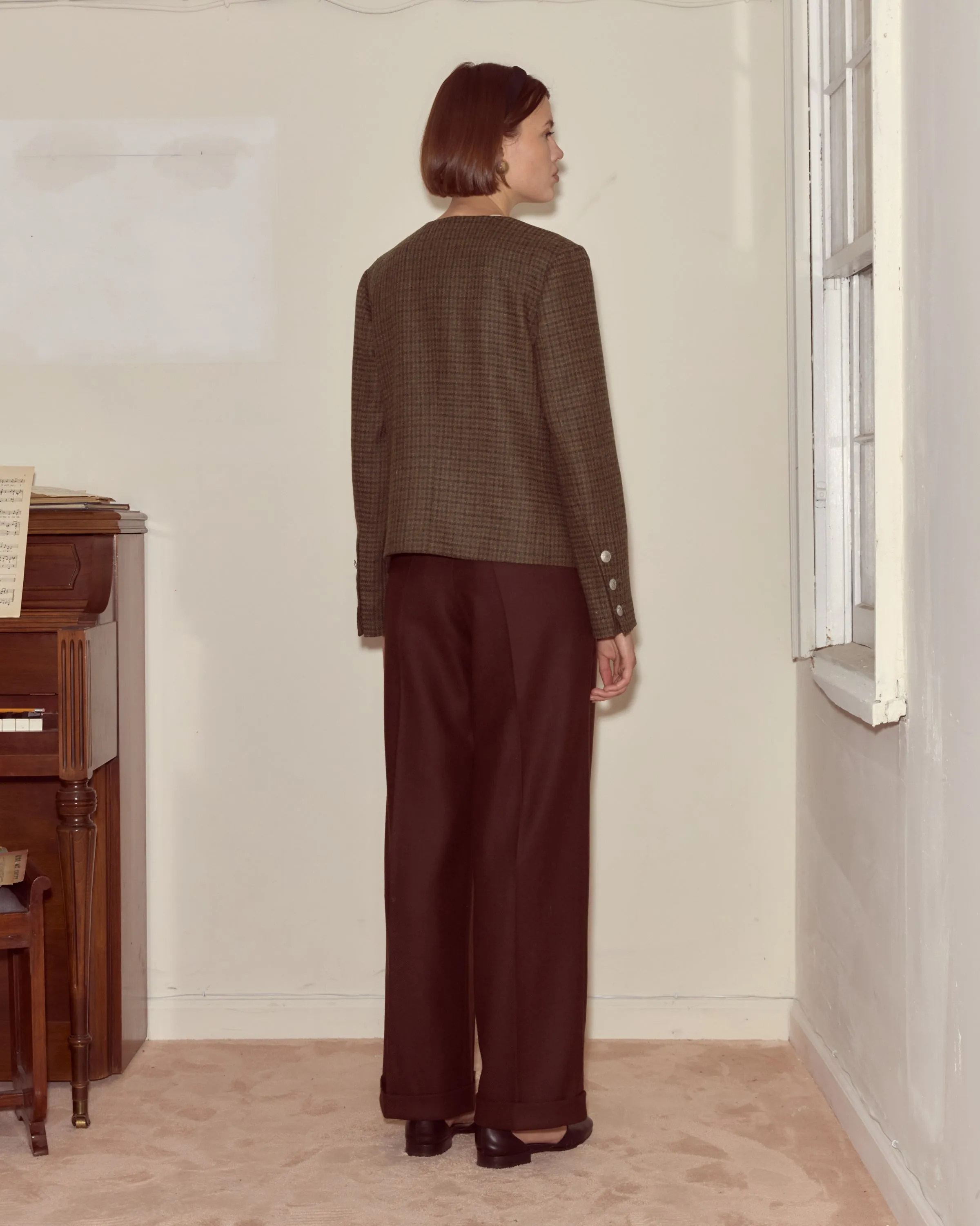 Morris Houndstooth Rice Jacket sold by BODE product image thumbnail 3