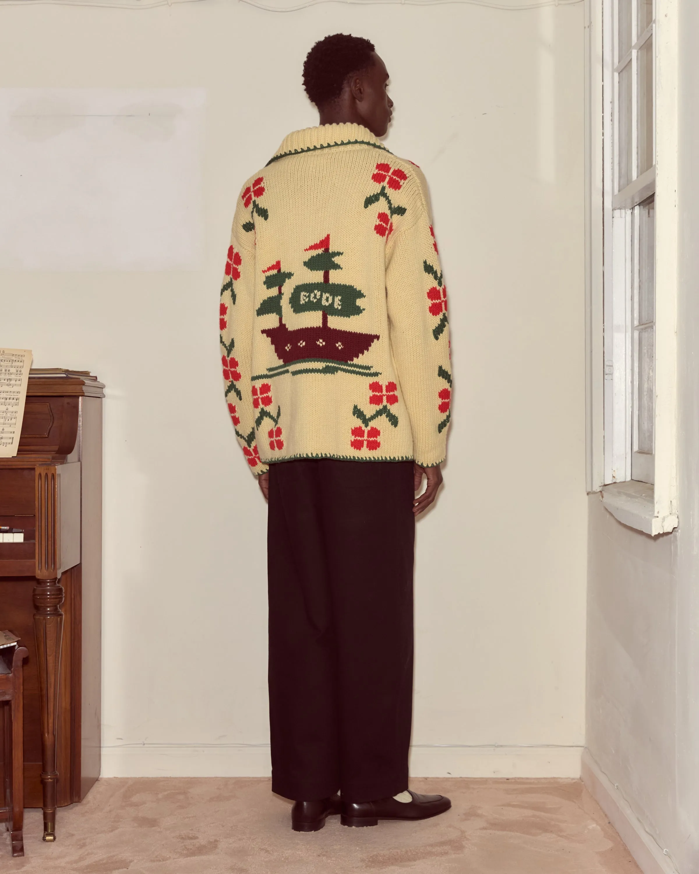 Pirate Ship Cardigan sold by BODE product image thumbnail 3