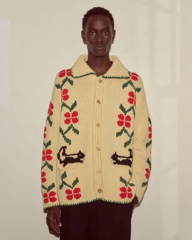 Pirate Ship Cardigan sold by BODE