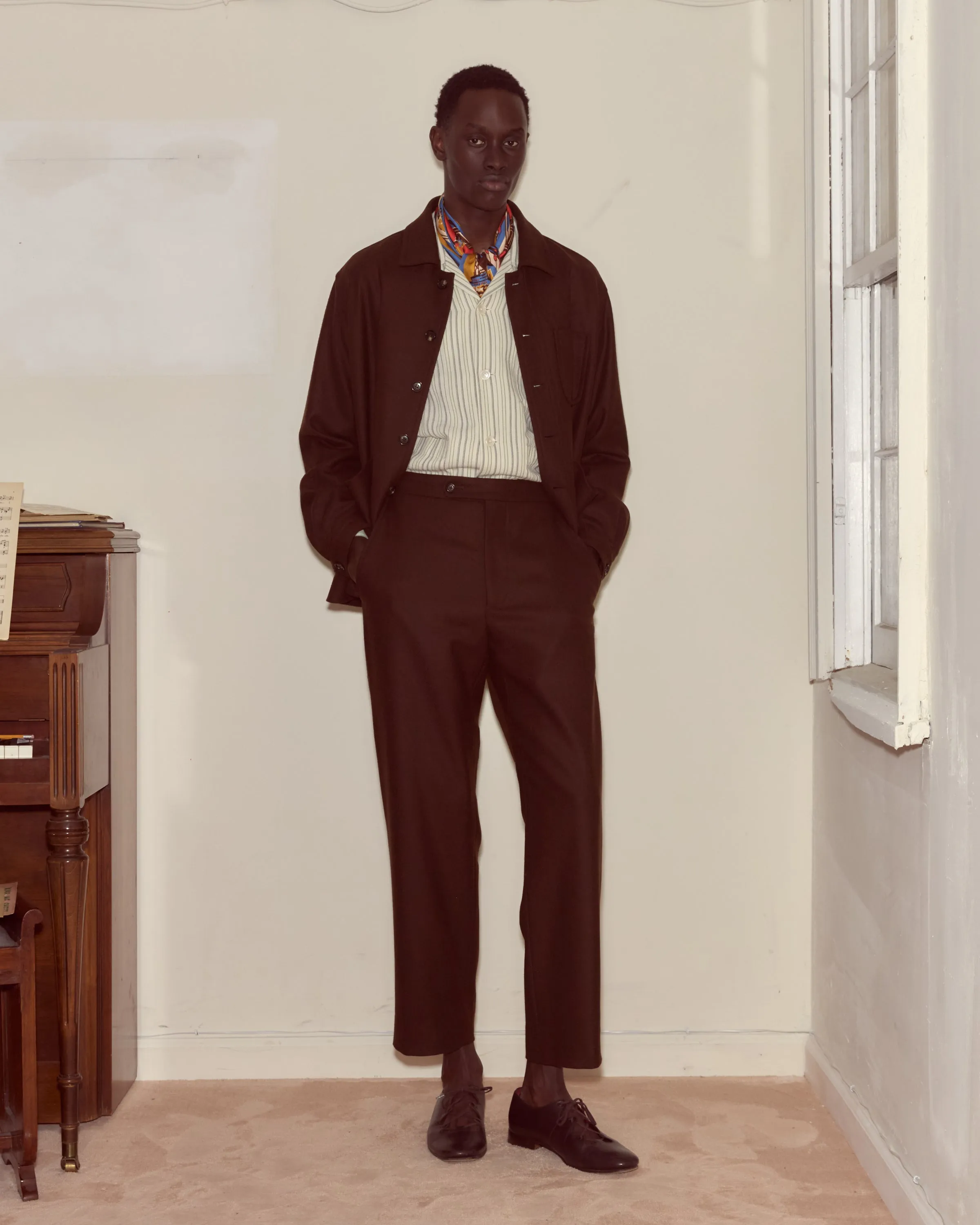 Bramble Side-Buckle Trousers sold by BODE