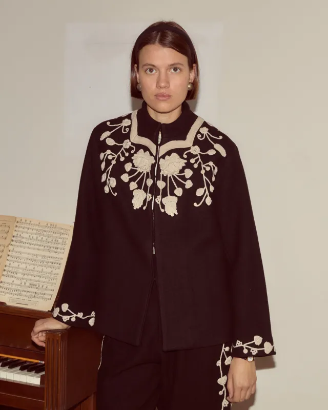 Snowdrop Appliqué Jacket sold by BODE