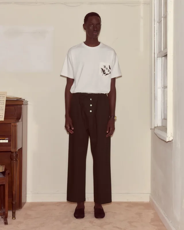 Astor Pajama Pants - Black sold by BODE