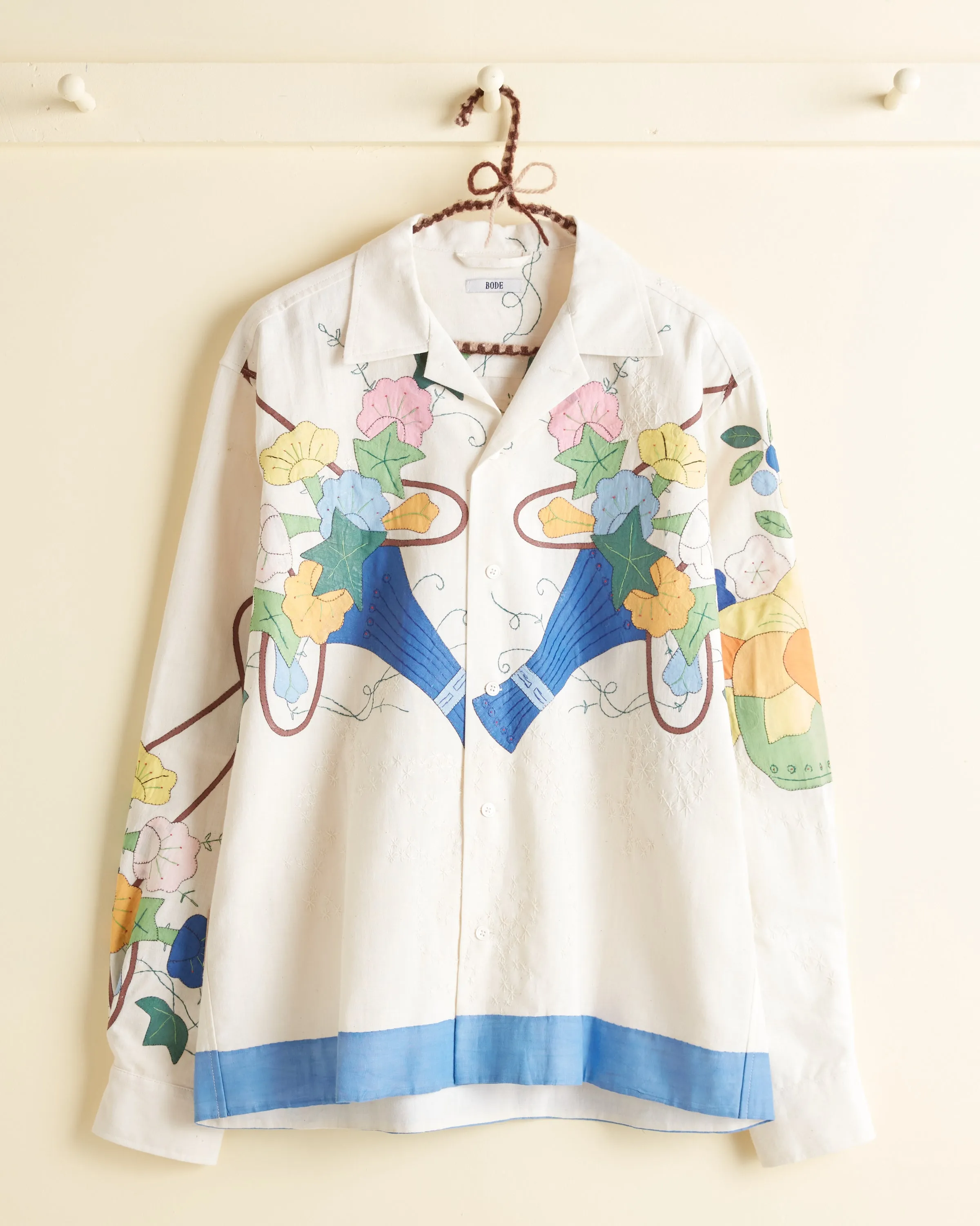 Floral Cornucopia Long Sleeve Shirt - M/L sold by BODE