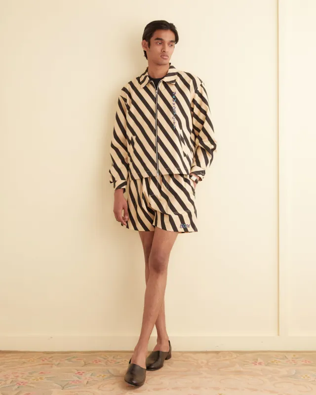 Domino Stripe Jacket sold by BODE