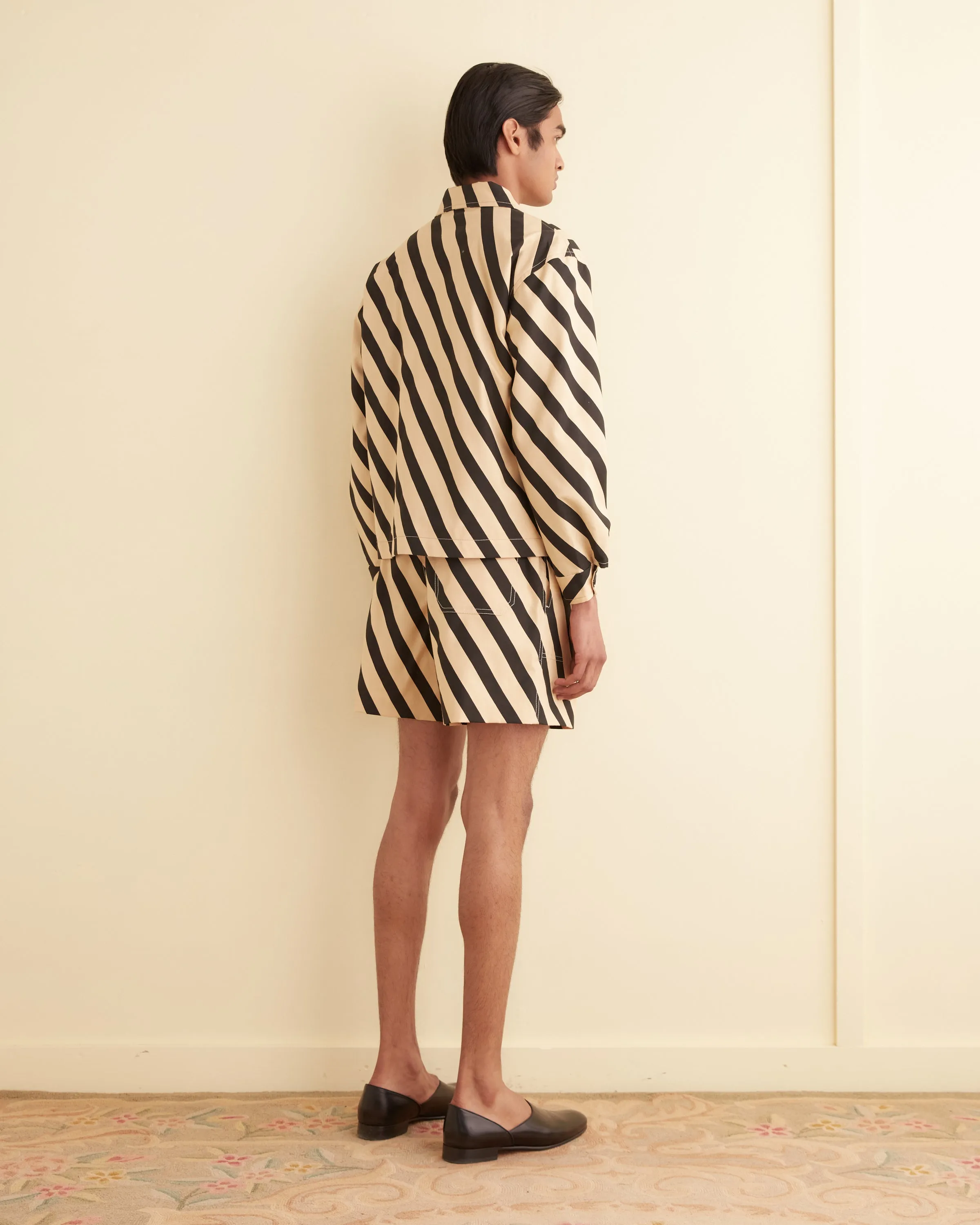 Domino Stripe Jacket sold by BODE product image thumbnail 3