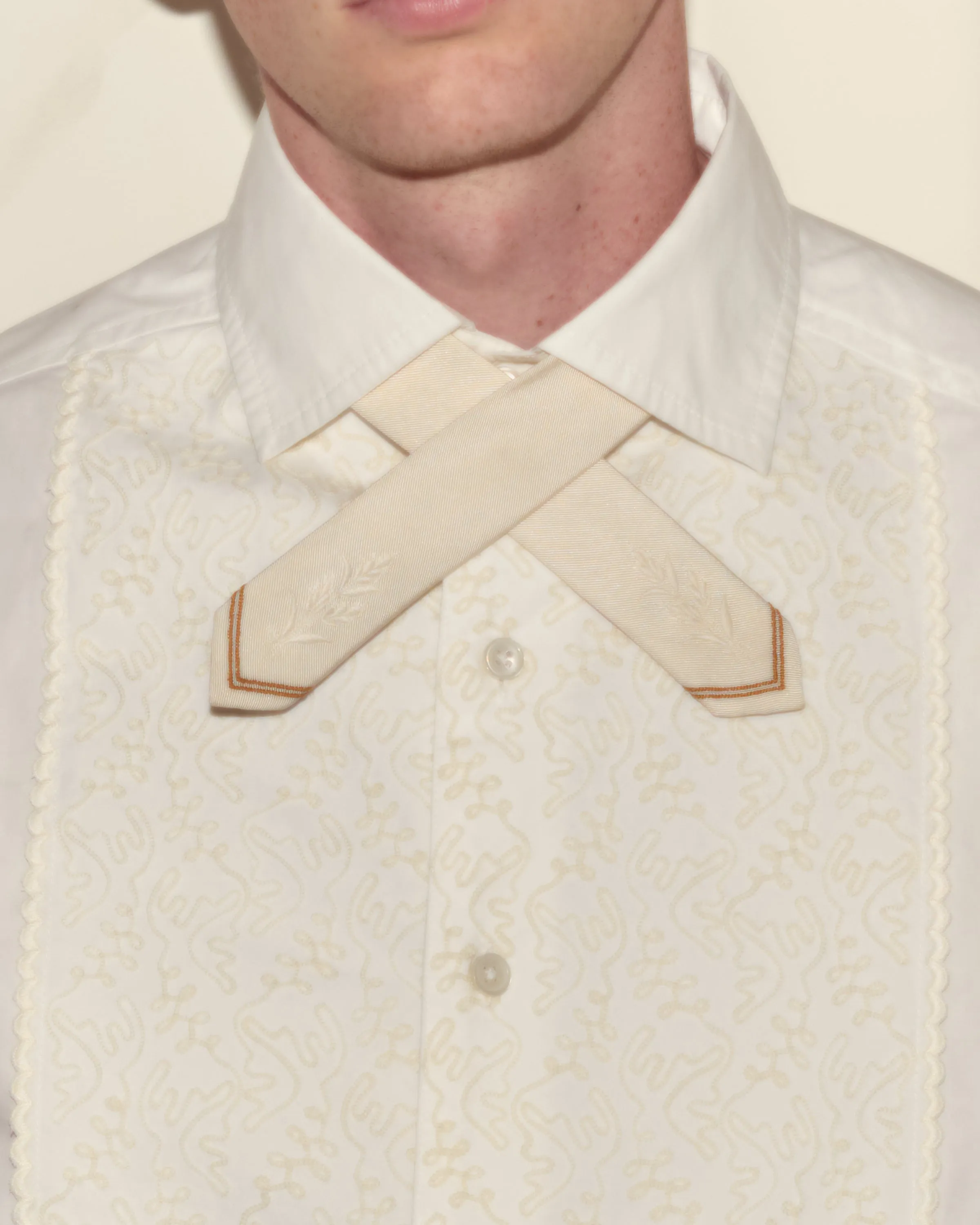 Meadow Cross Tie - Cream sold by BODE product image thumbnail 2