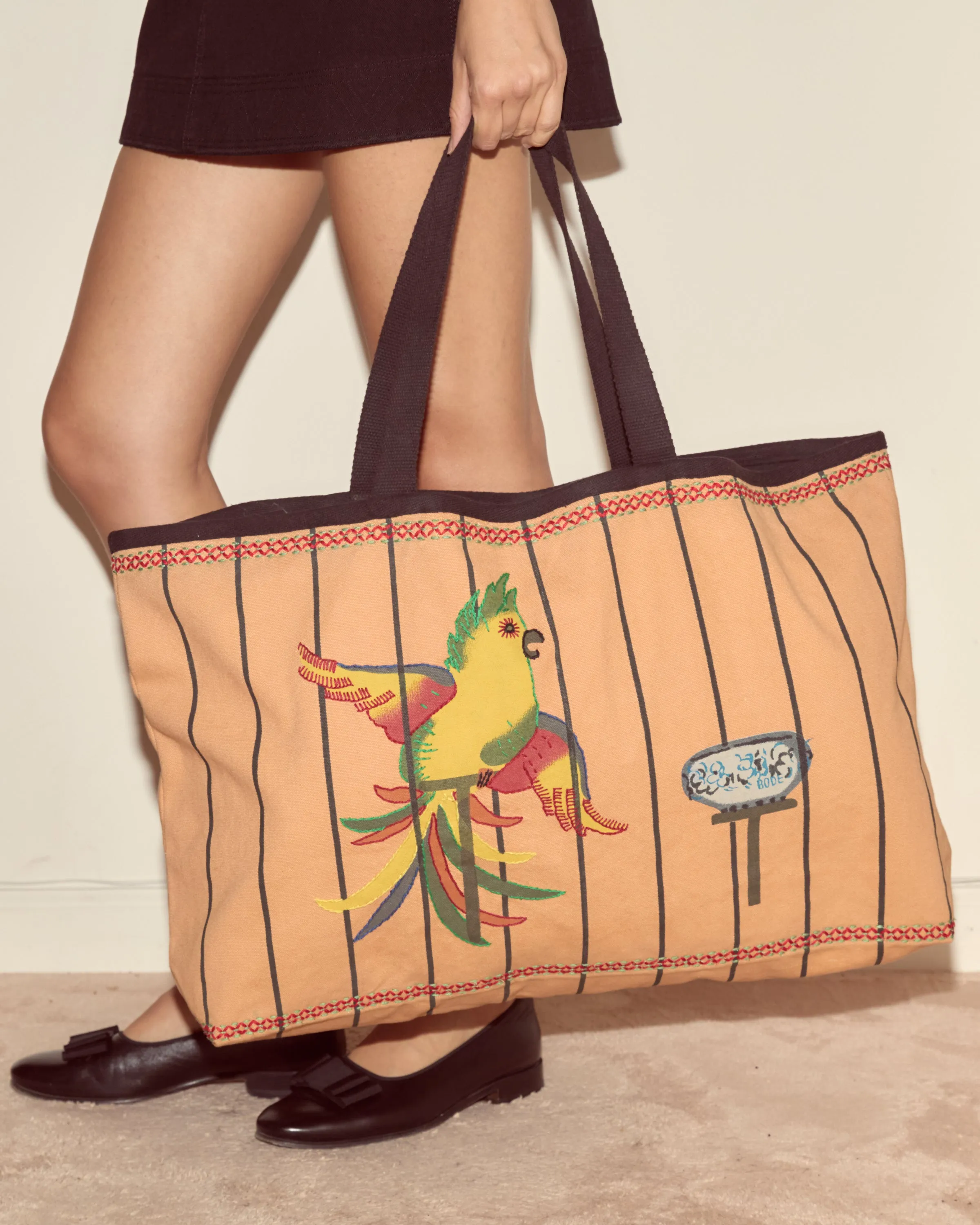 Cockatoo Large Tote sold by BODE