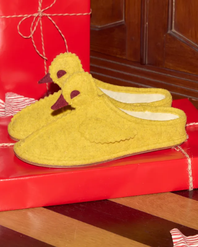 Duck Slipper - Yellow Red sold by BODE