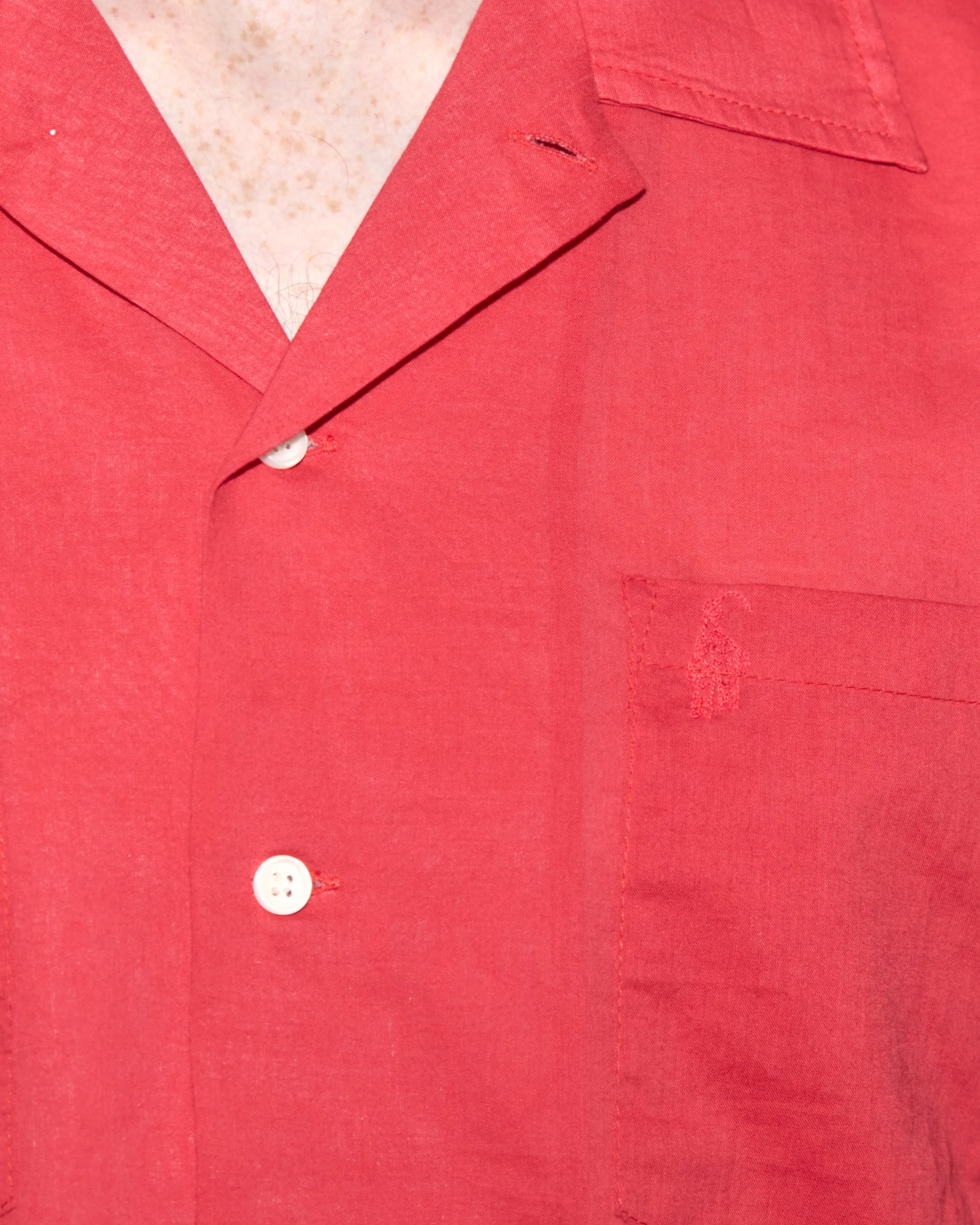 Voile Long Sleeve Shirt - Red sold by BODE product image thumbnail 2