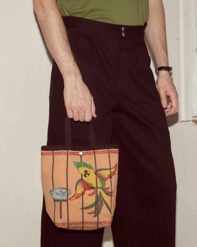 Cockatoo Small Tote made by BODE