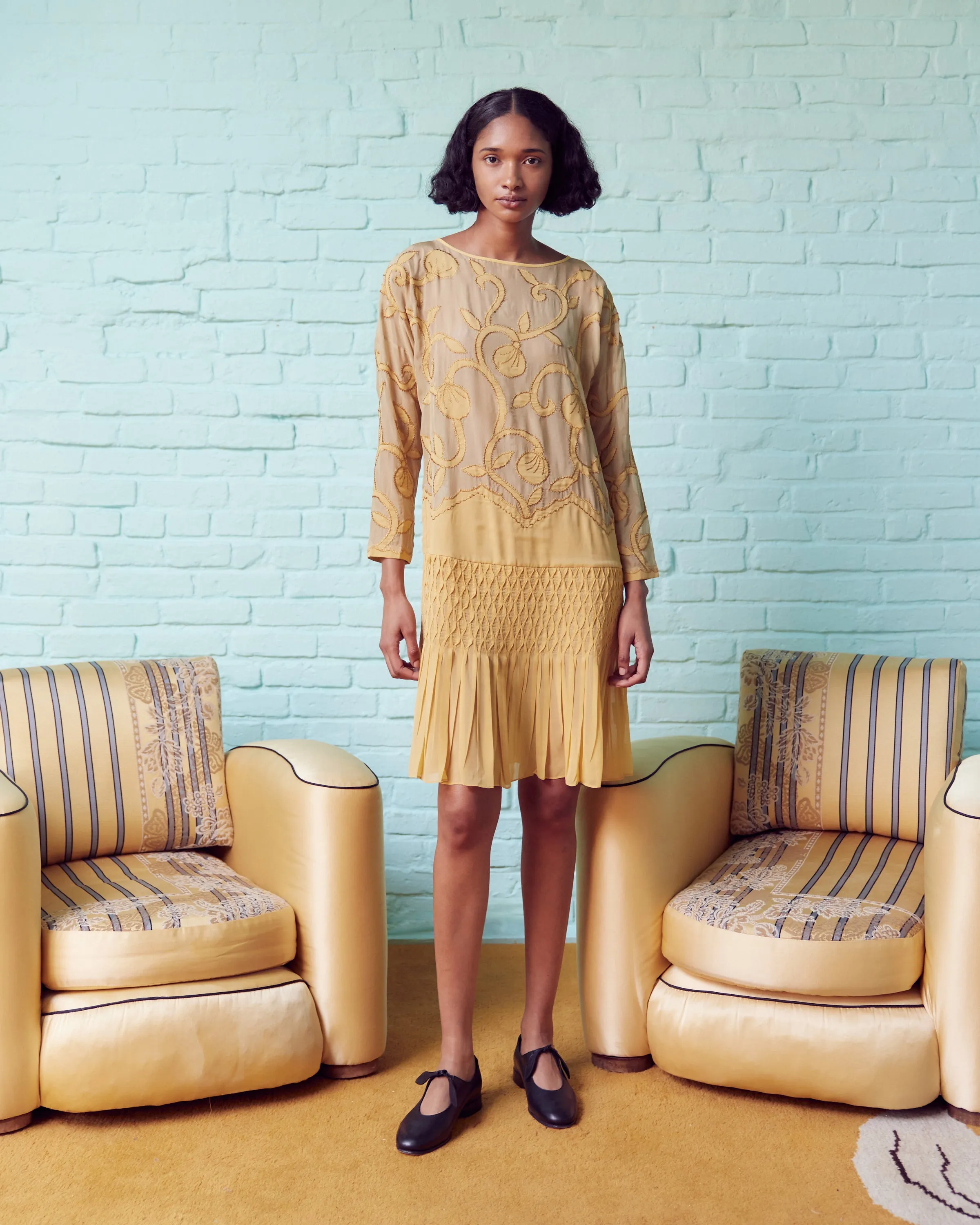 Appliqué Harlayne Dress sold by BODE product image thumbnail 4