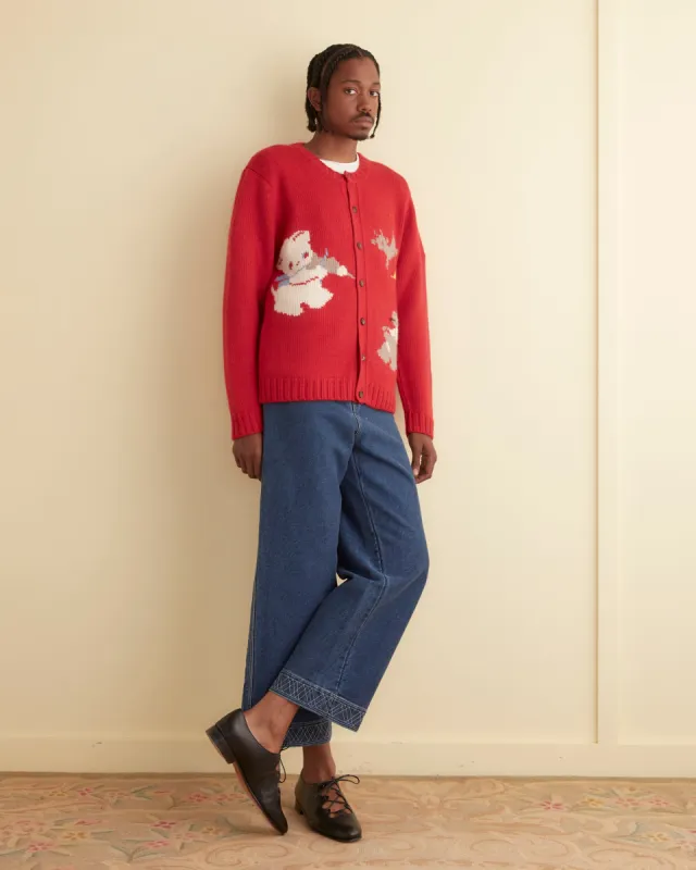 Novelty Prose Cardigan sold by BODE