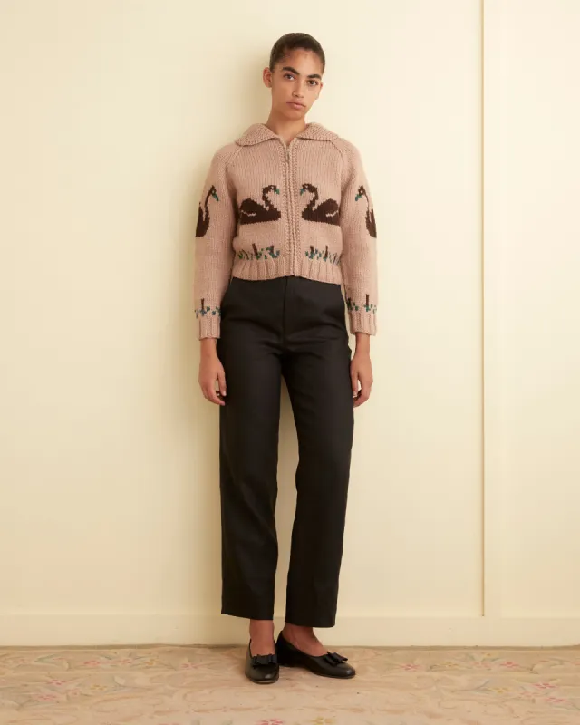 Rumney Cardigan - Rose sold by BODE