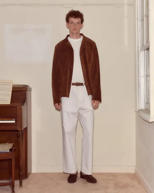 Suede Overshirt sold by BODE