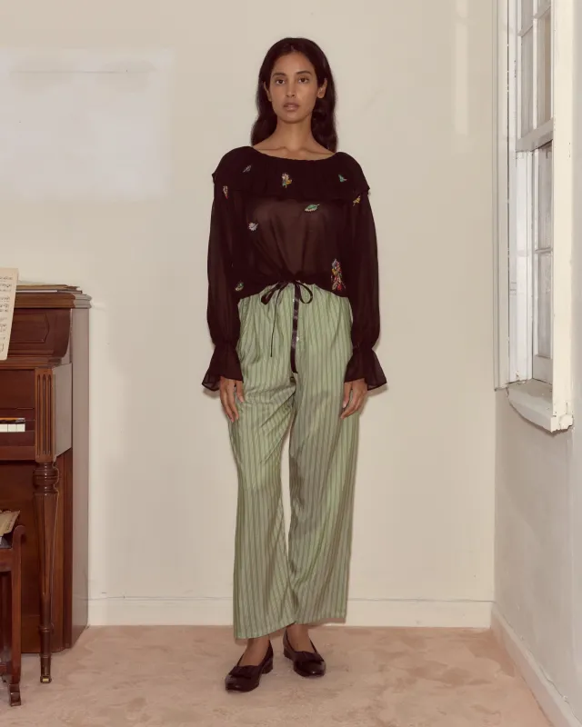 Flower Toss Blouse sold by BODE