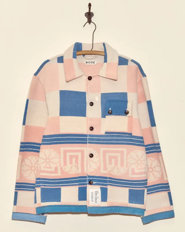 Medallion Checker Jacket - S/M sold by BODE