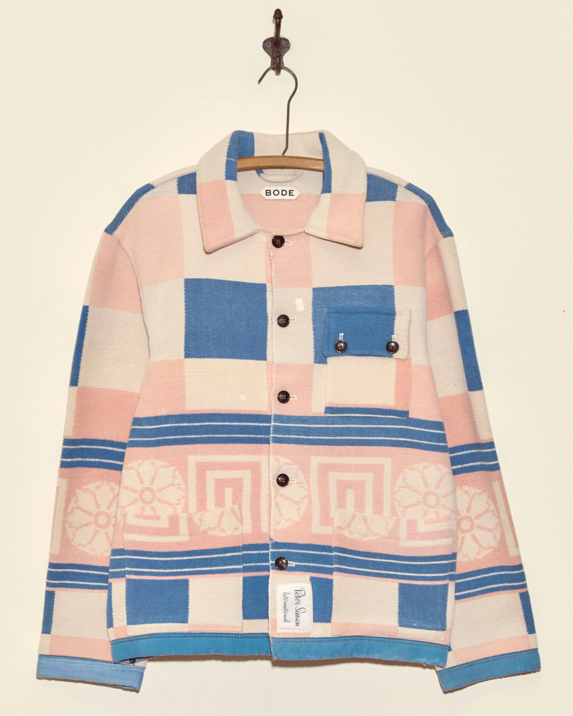 Medallion Checker Jacket - S/M sold by BODE