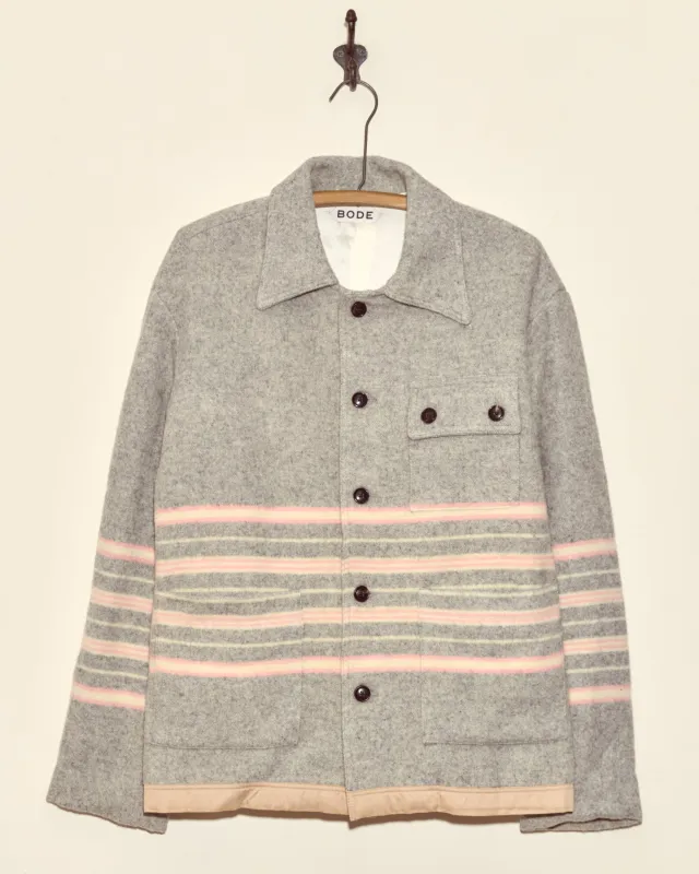 Gum Tree Stripe Jacket - XS sold by BODE