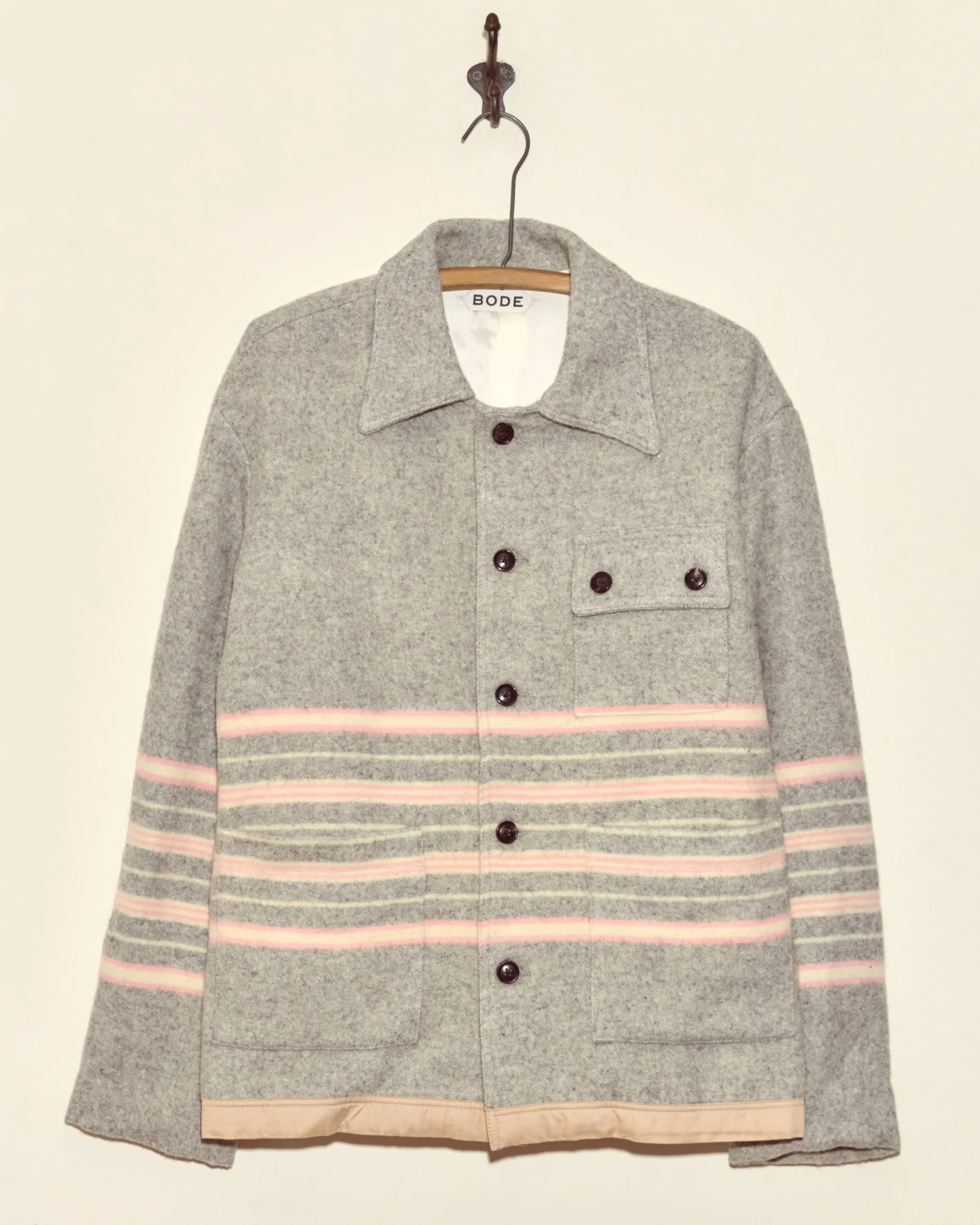Gum Tree Stripe Jacket - XS sold by BODE