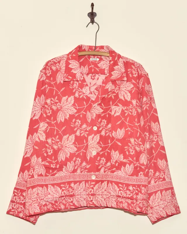 Amaryllis Long Sleeve Shirt - L sold by BODE