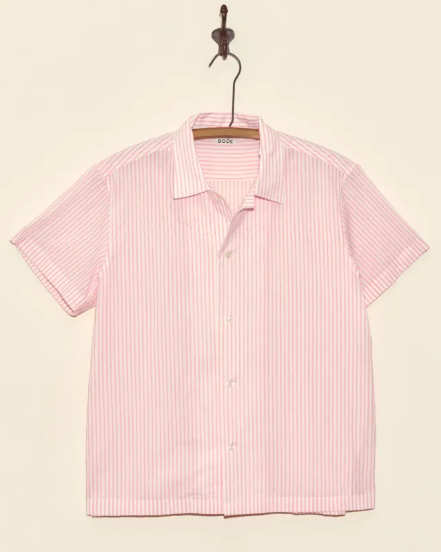 Rosa Stripe Short Sleeve sold by BODE
