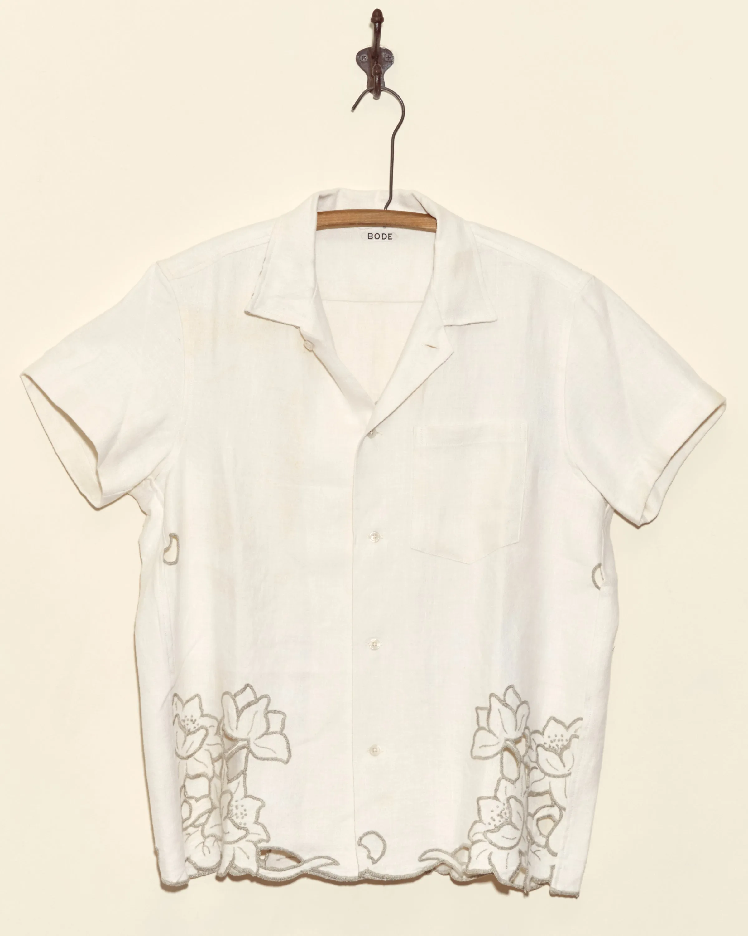 Floating Lily Short Sleeve Shirt - M sold by BODE