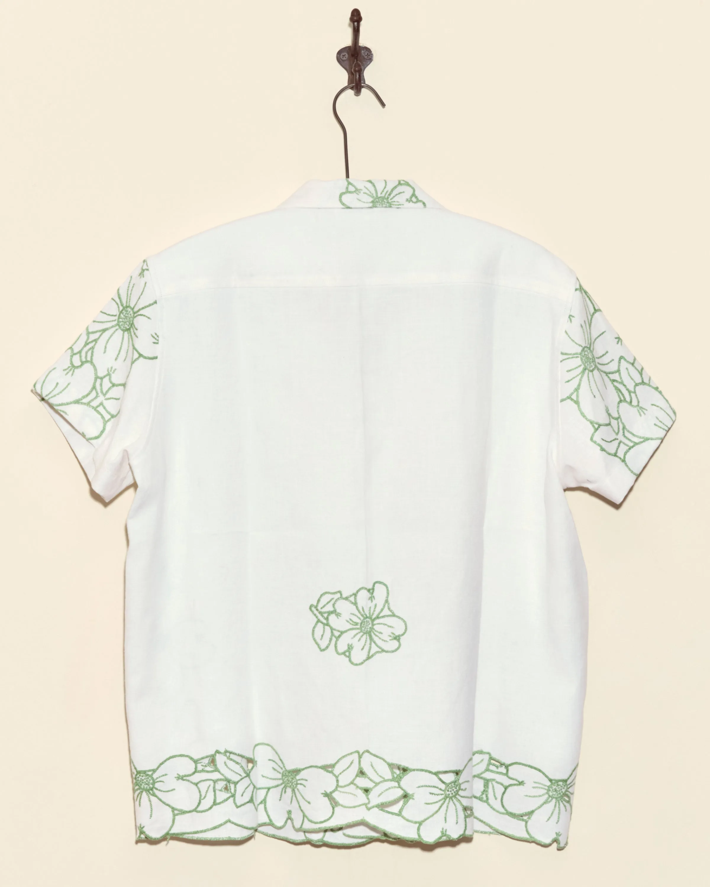 Dogwood Green Short Sleeve Shirt - L sold by BODE product image thumbnail 2