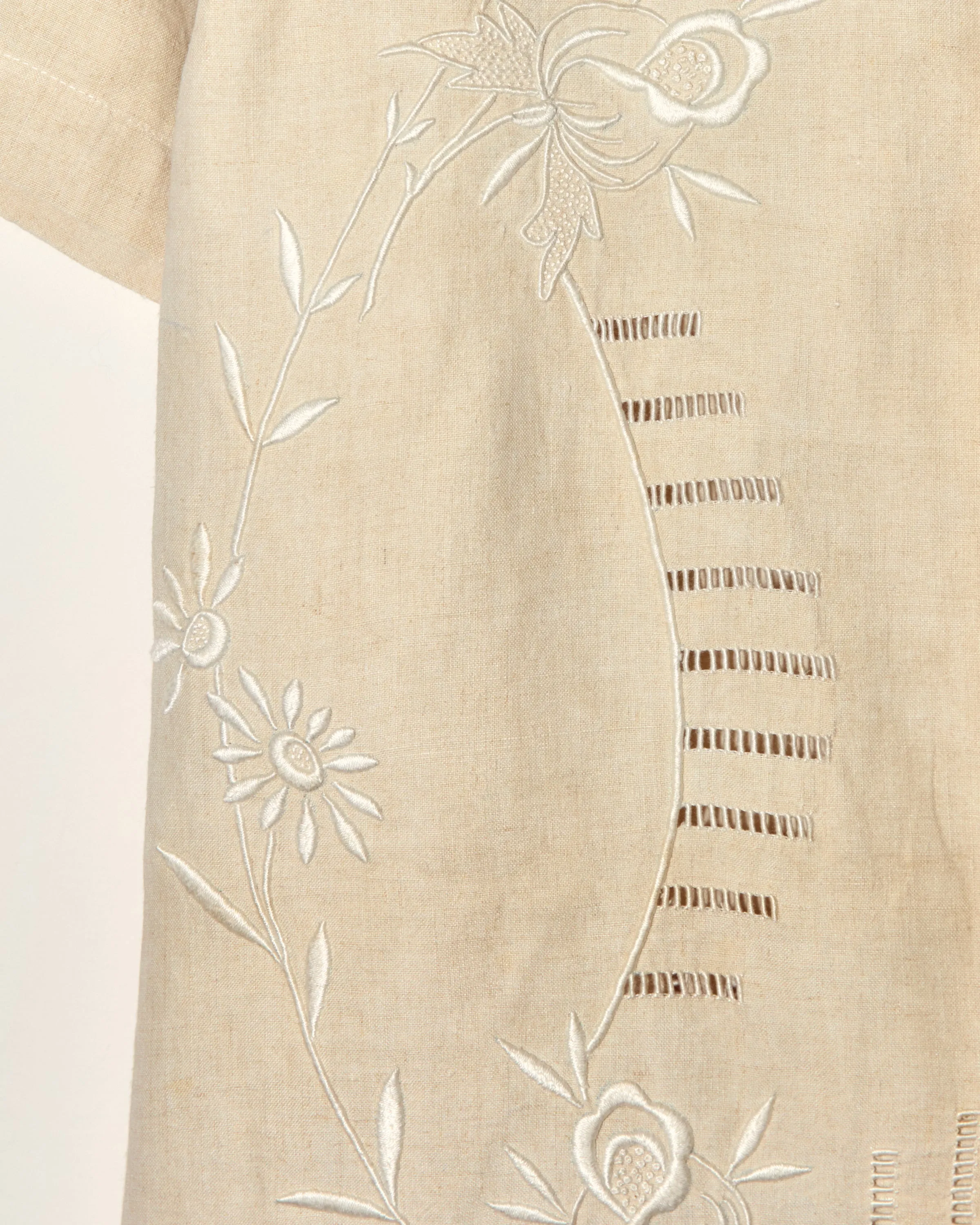 Papyrus Flower Short Sleeve Shirt - L sold by BODE product image thumbnail 2