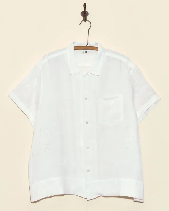 Lacework Sample Short Sleeve Shirt - XL sold by BODE