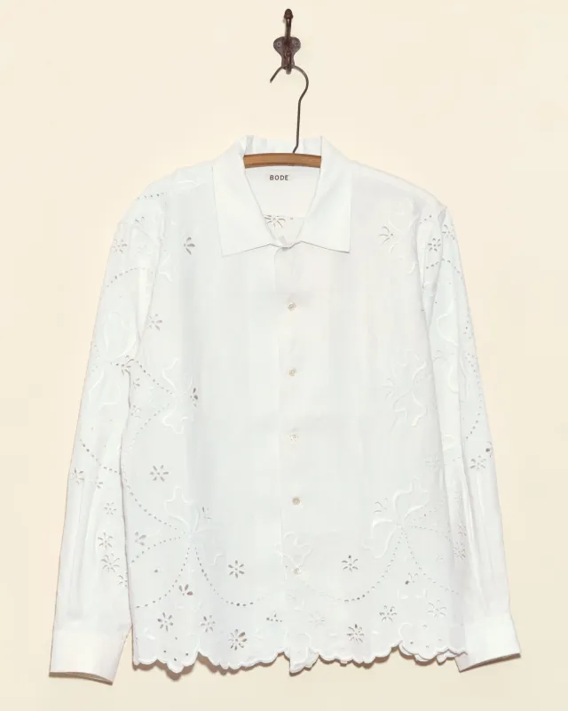 Chamomile Patch Long Sleeve Shirt - XL sold by BODE