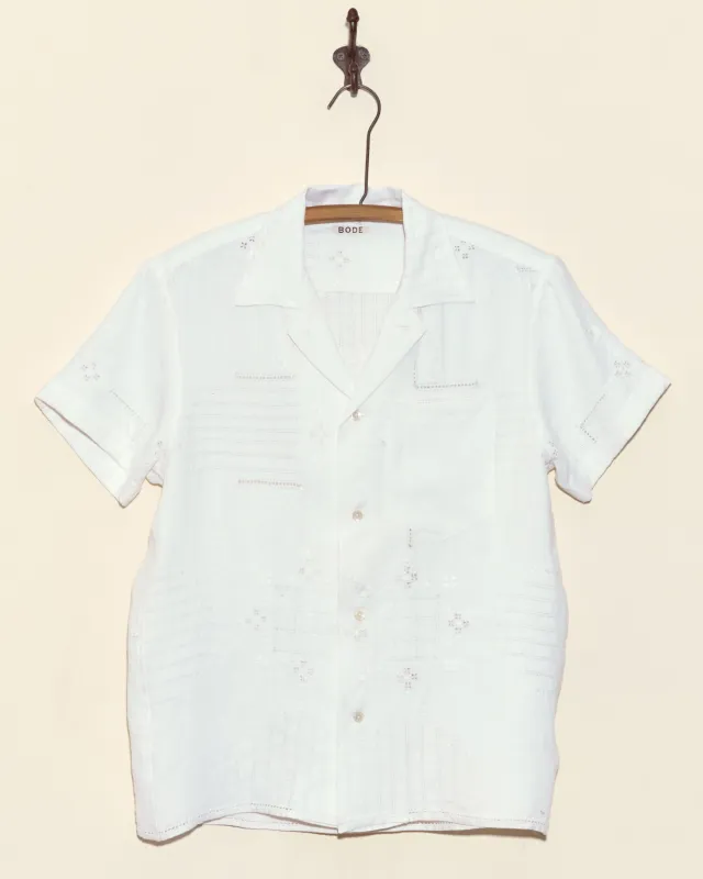 Trellis Block Short Sleeve Shirt - XS sold by BODE