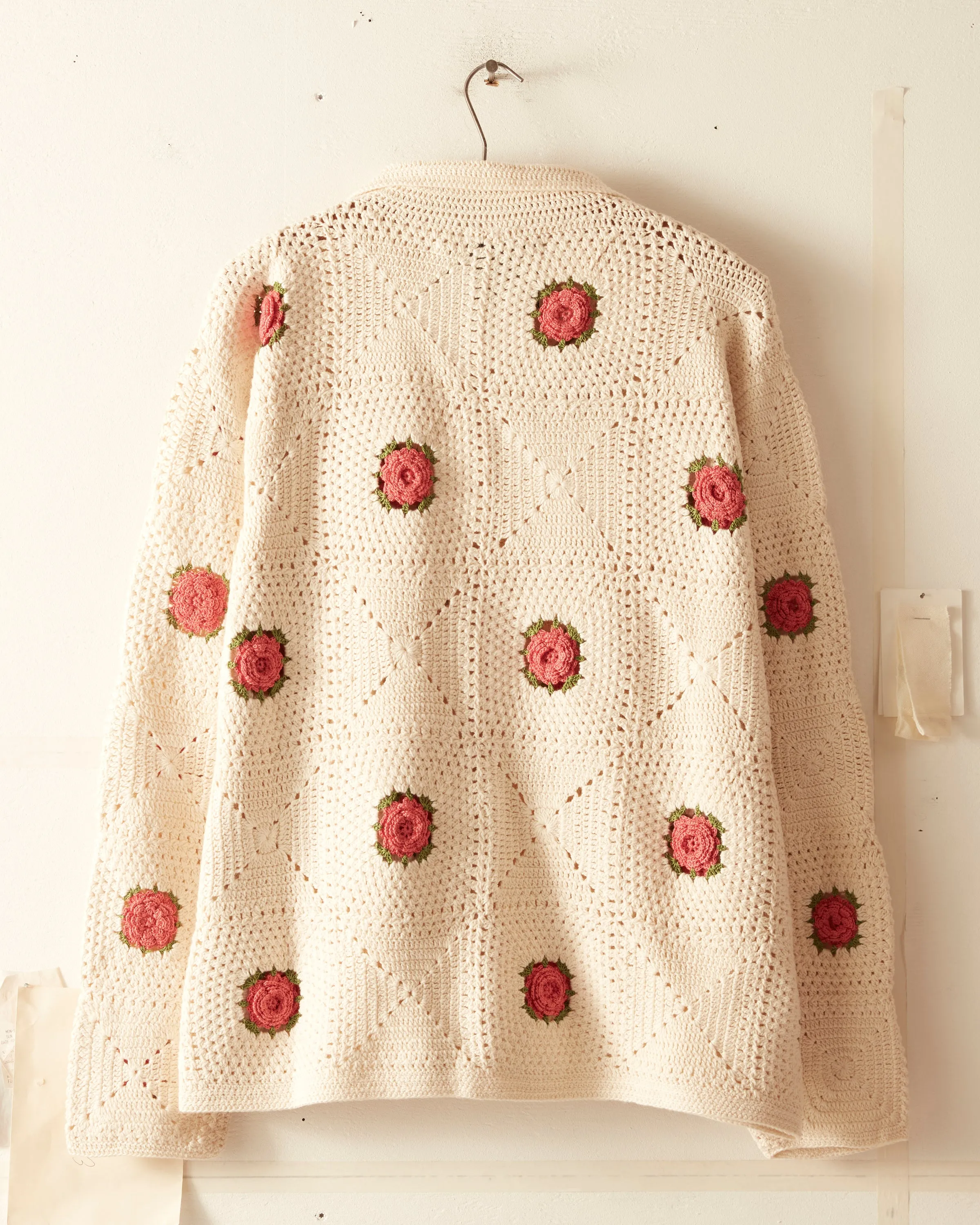 Rosette Crochet Long Sleeve Shirt sold by BODE product image thumbnail 5