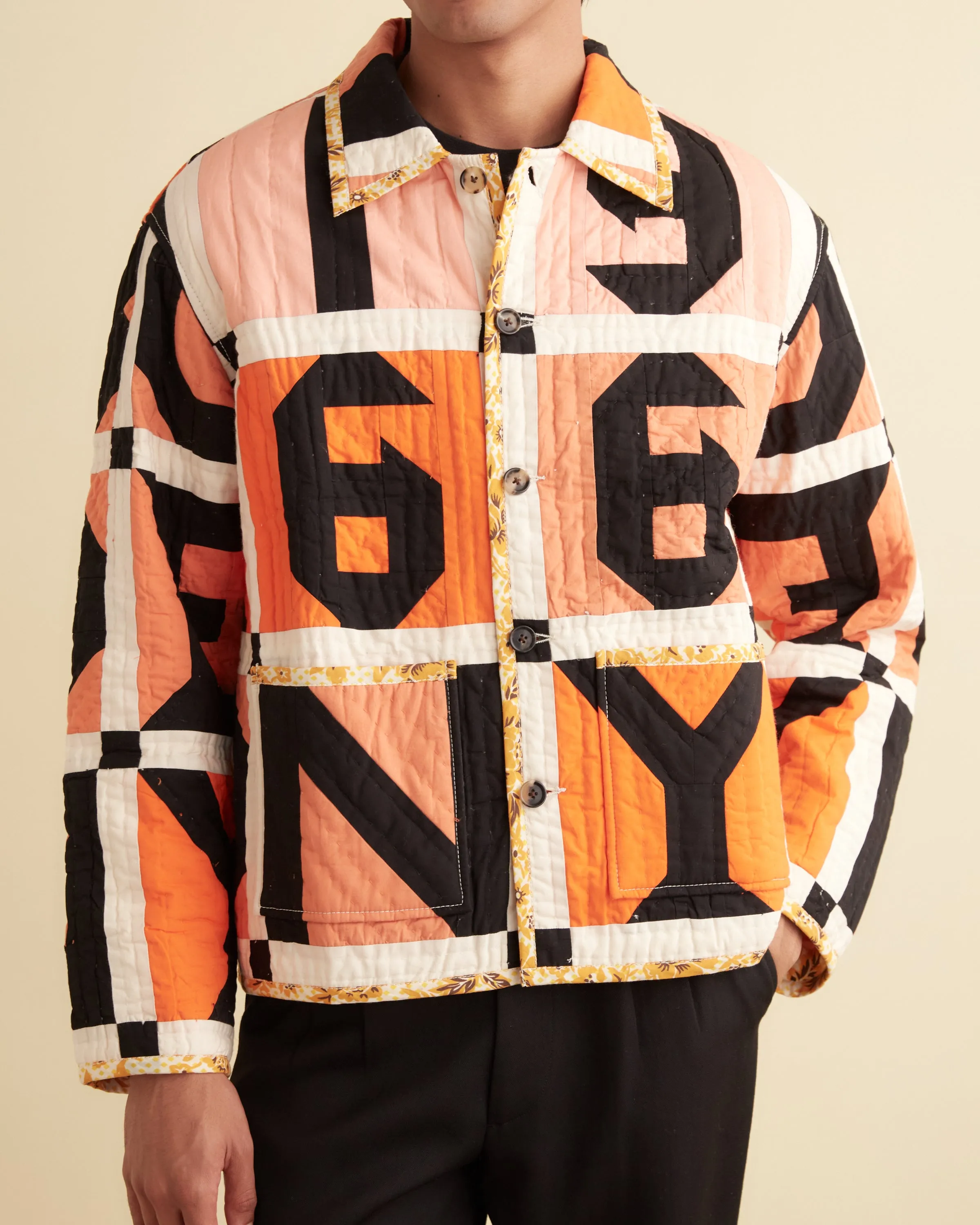 Letter Block Quilt Jacket sold by BODE product image thumbnail 2