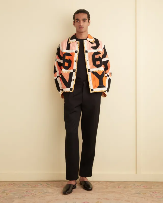 Letter Block Quilt Jacket sold by BODE