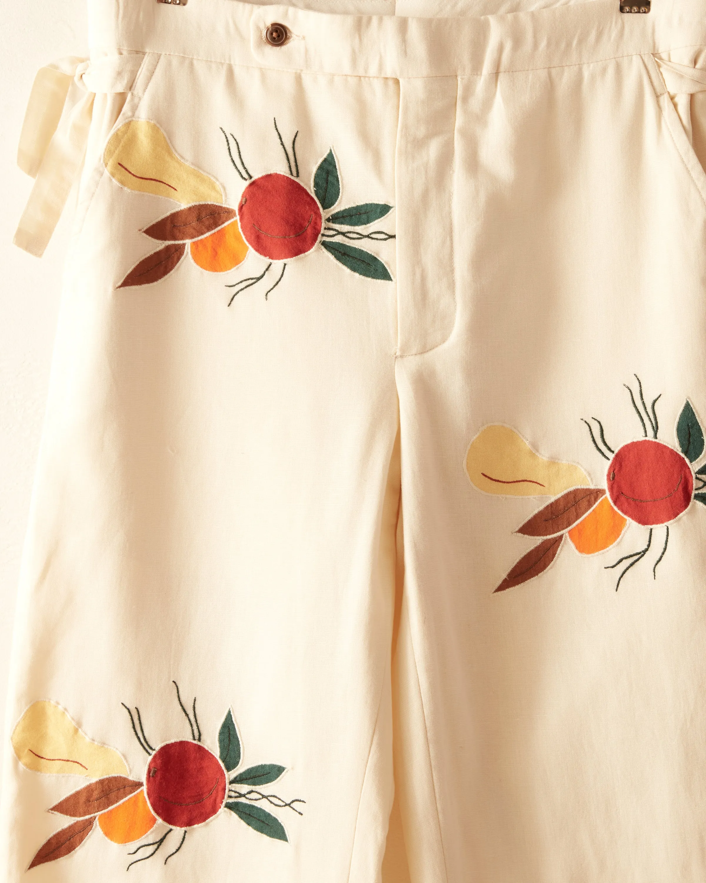 Appliqué Fruit Bunch Trousers sold by BODE product image thumbnail 4