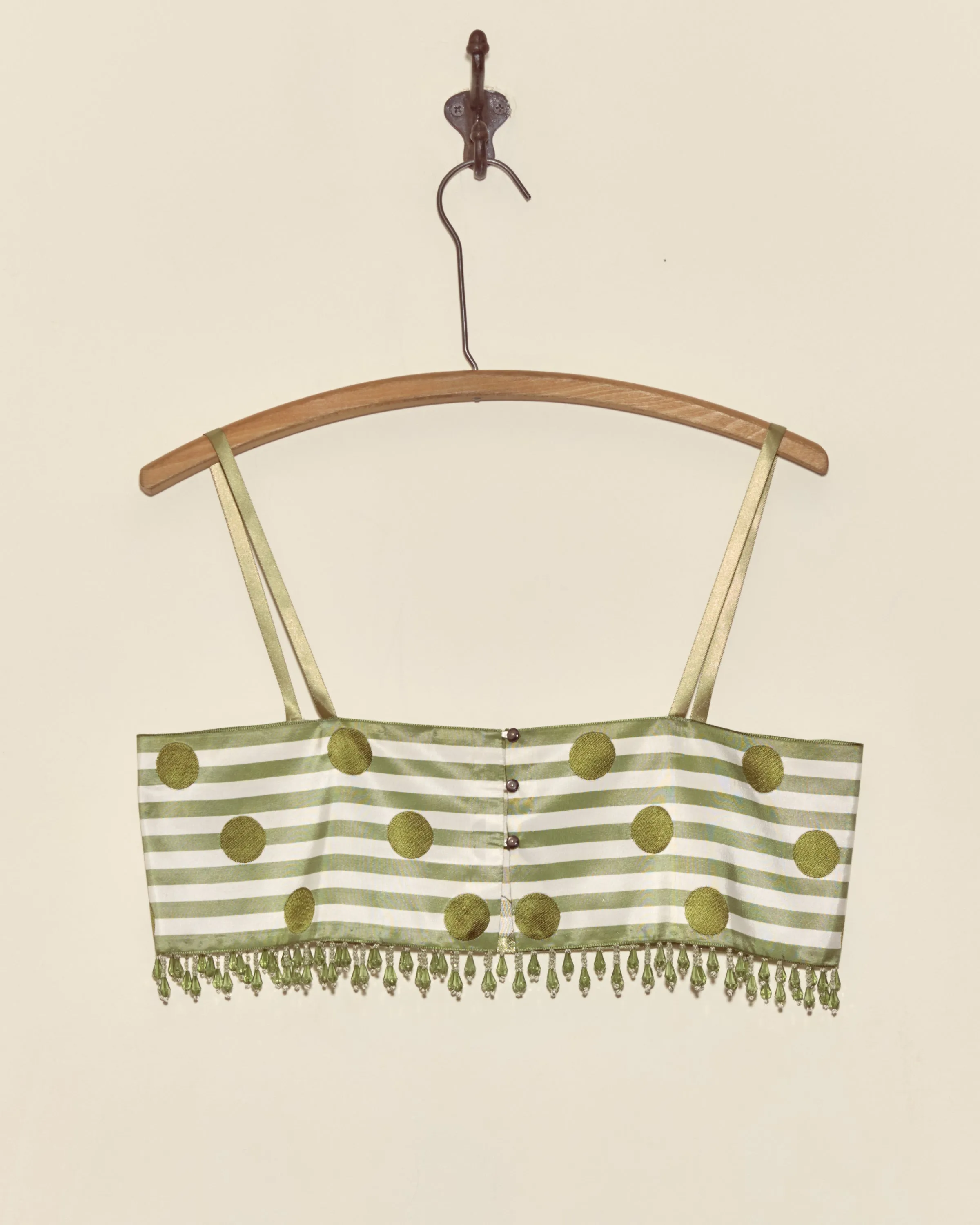 Green Note Bra - S sold by BODE product image thumbnail 3