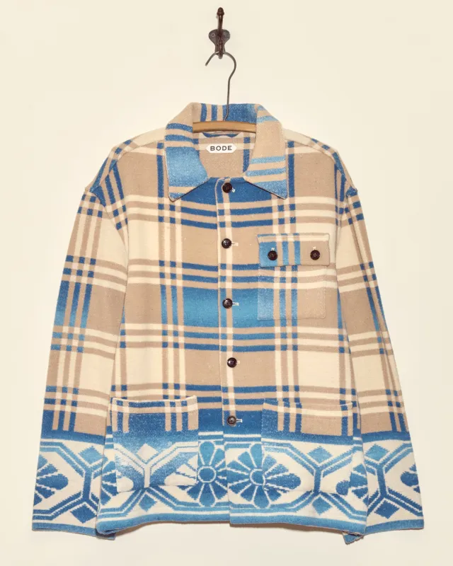 Tartan Floral Jacket - S/M sold by BODE