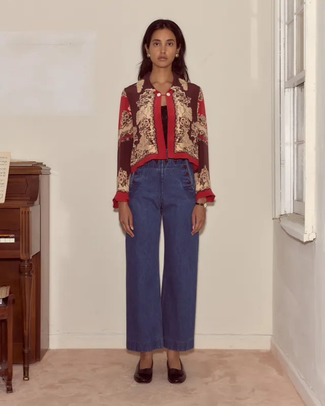 Denim Sailor Trousers sold by BODE