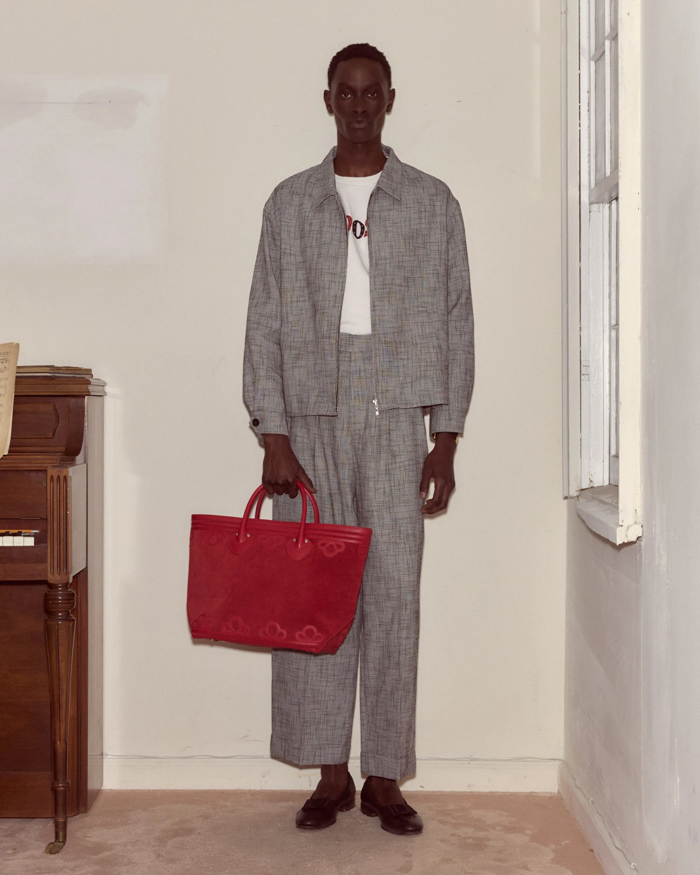 Trefoil Tote - Red sold by BODE product image thumbnail 2