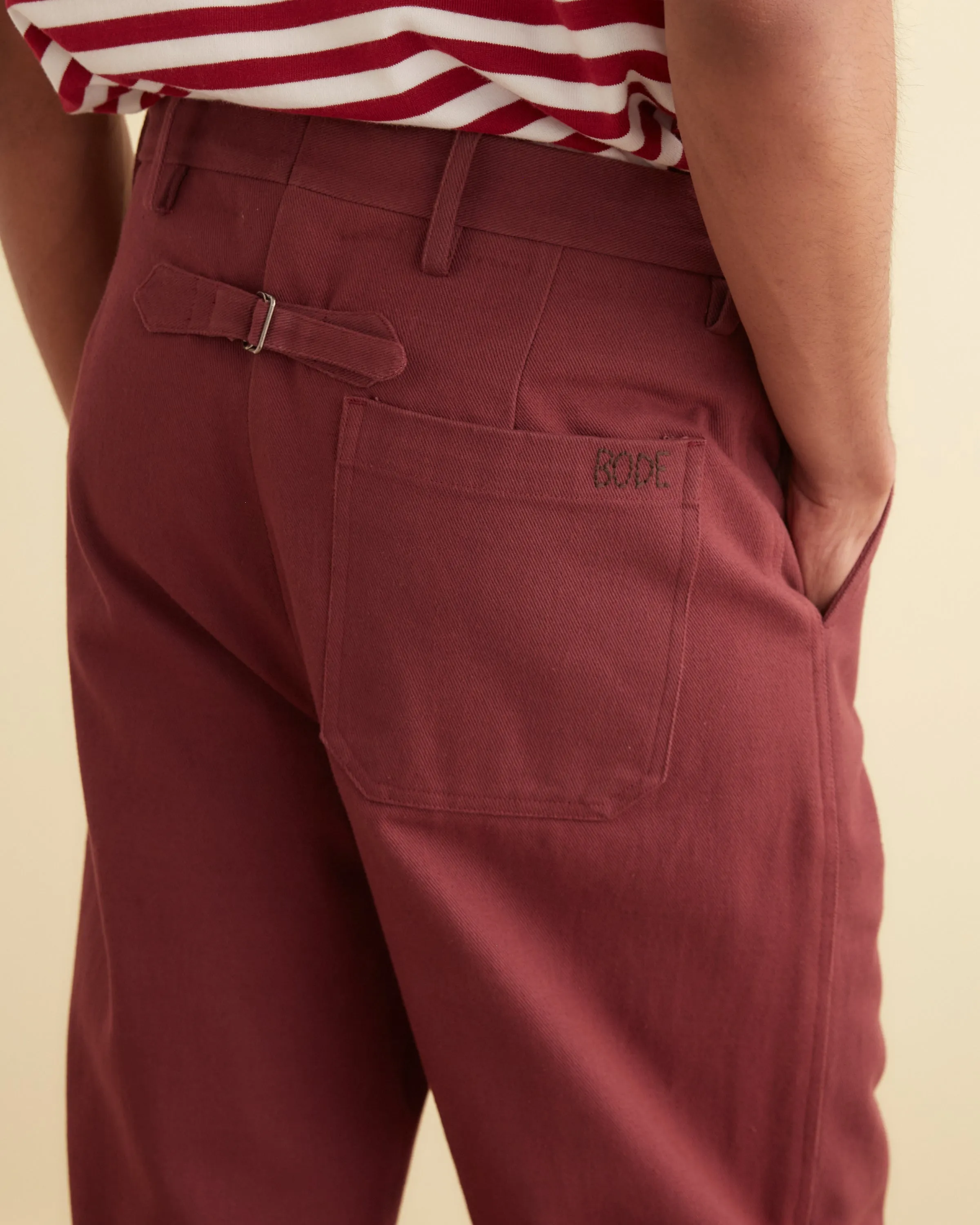 Standard Trousers - Merlot sold by BODE product image thumbnail 2
