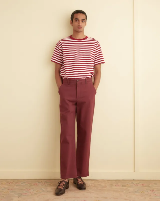 Standard Trousers - Merlot sold by BODE