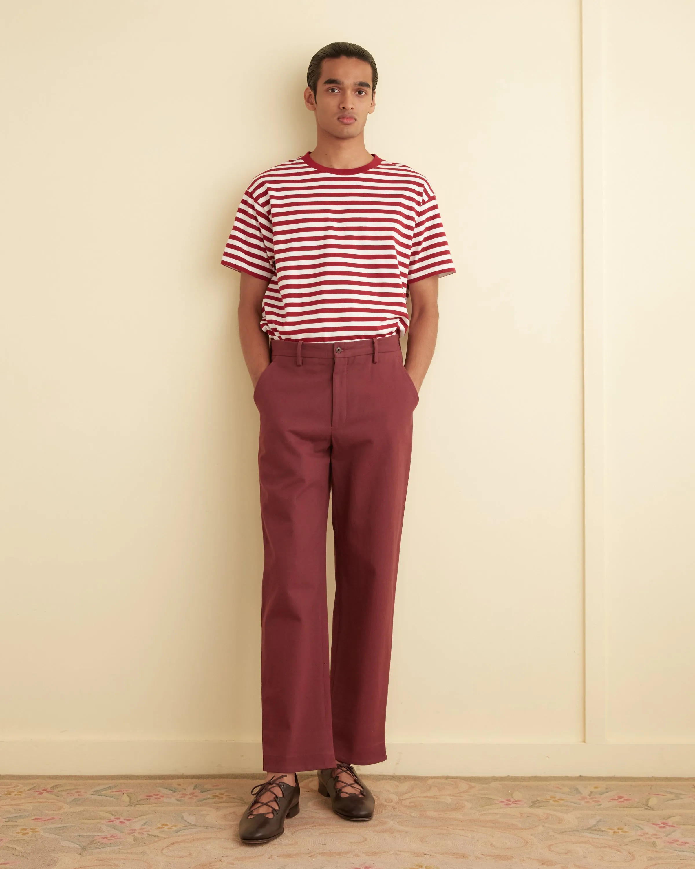 Standard Trousers - Merlot sold by BODE