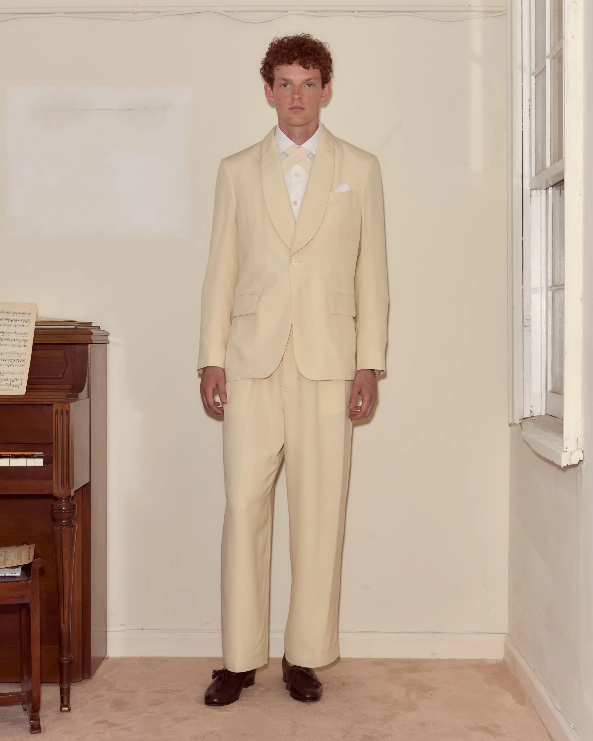 Slub Weave Tuxedo Jacket sold by BODE