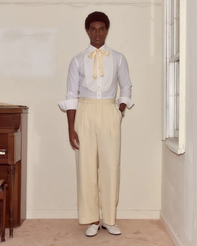 Slub Weave Trousers sold by BODE