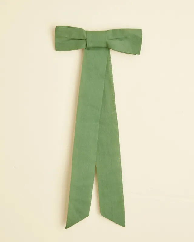 Bow Barrette - Green sold by BODE